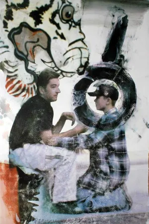 石版画 Rauschenberg - One lioner