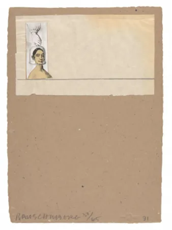 复数作品 Rauschenberg - Plate III, from Shirtboards Morocco, Italy '52 Portfolio