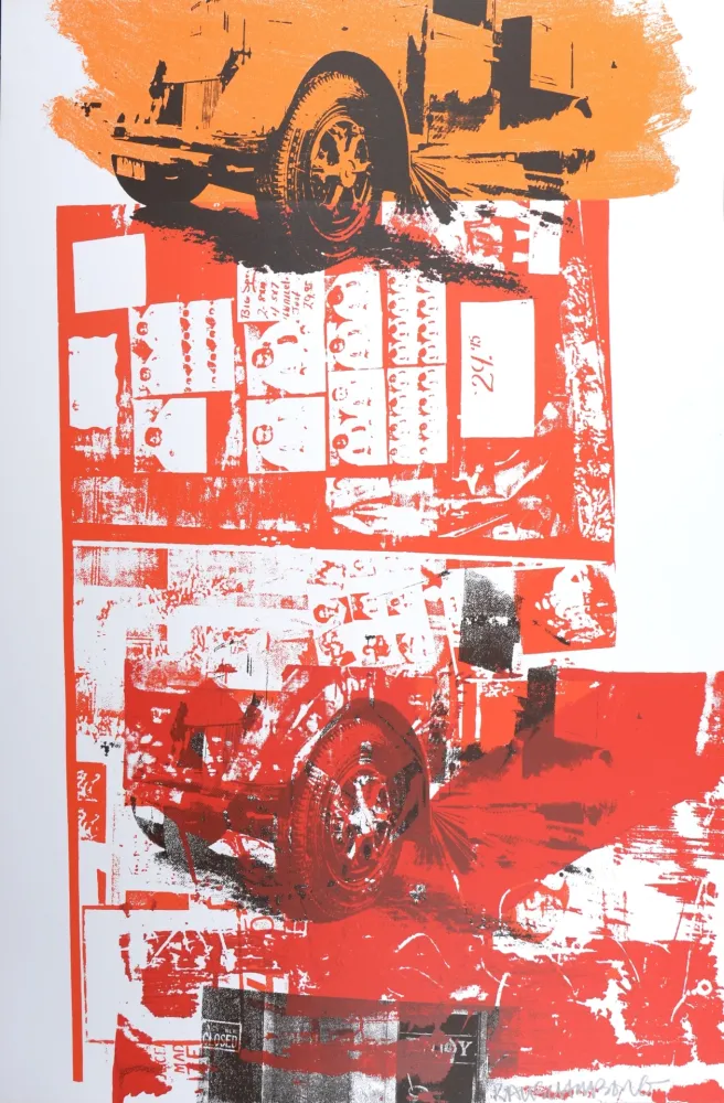 丝网印刷 Rauschenberg - Read-Bleed