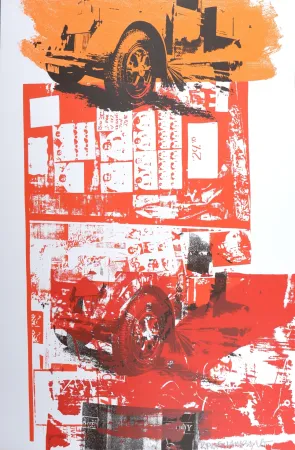 丝网印刷 Rauschenberg - Read-Bleed