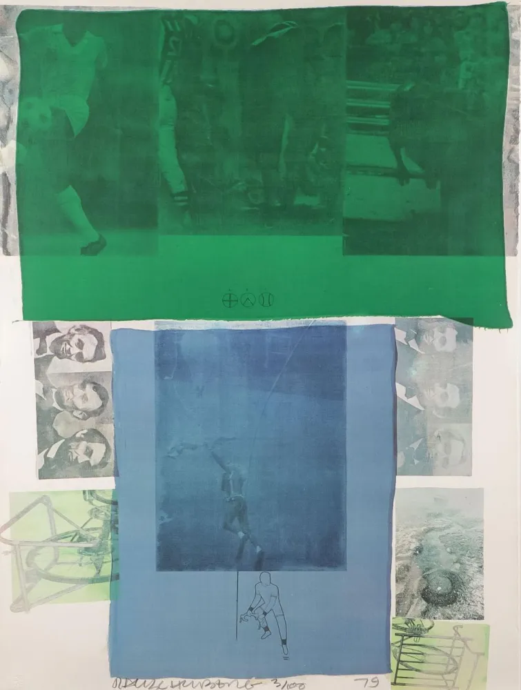 丝网印刷 Rauschenberg - Shoot from the Main Stem