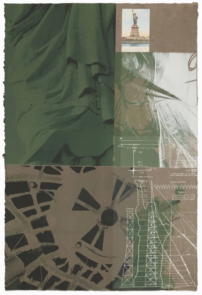 丝网印刷 Rauschenberg - Statue of Liberty