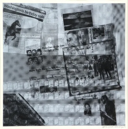 丝网印刷 Rauschenberg - Surface series