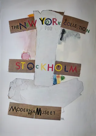 胶版印刷 Rauschenberg - „The New York Collection of Stockholm. Moderna Museet.“ 