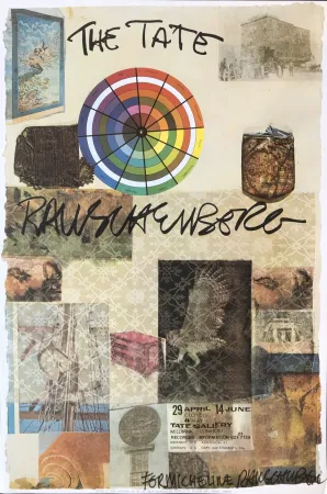 石版画 Rauschenberg - The Tate (Signed)