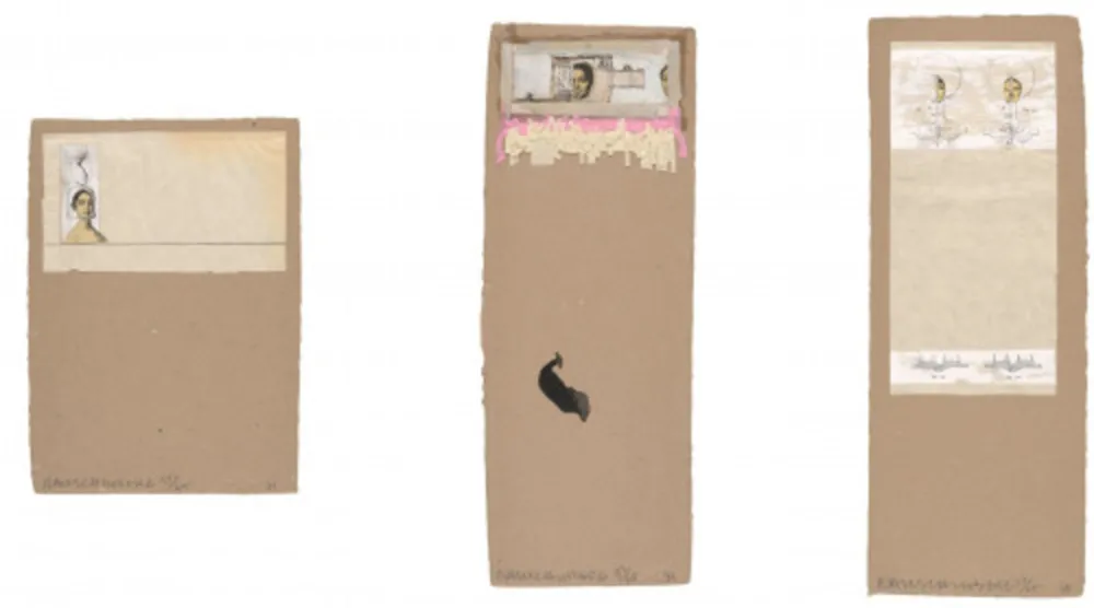 复数作品 Rauschenberg - Three plates, from Shirtboards Morocco, Italy '52 Portfolio