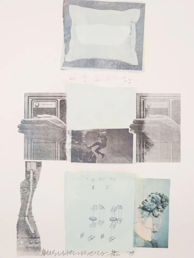 胶版印刷 Rauschenberg - Two Reasons Birds Sing, from Suite of Nine Prints