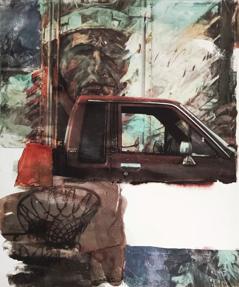 石版画 Rauschenberg - Untitled