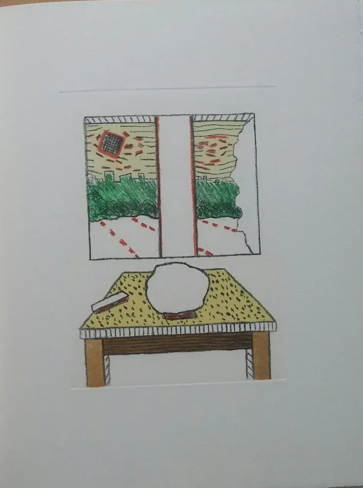 版画 Raveel - Een leegte aan een venster ...(2003)