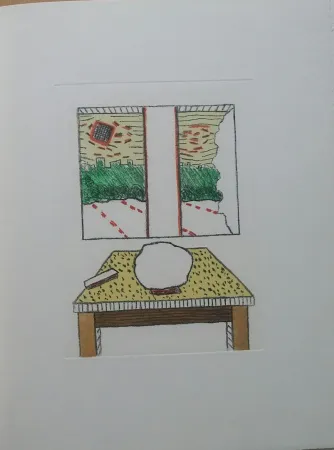 版画 Raveel - Een leegte aan een venster ...(2003)