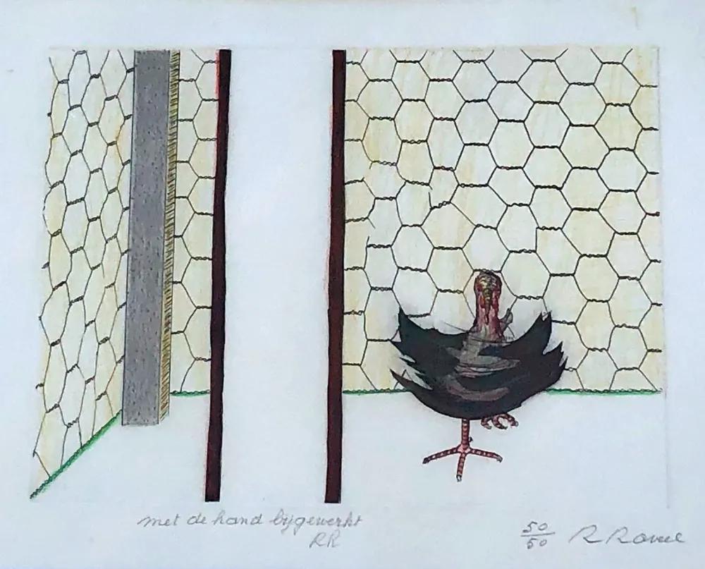 版画 Raveel - Gekooid maar niet onderworpen