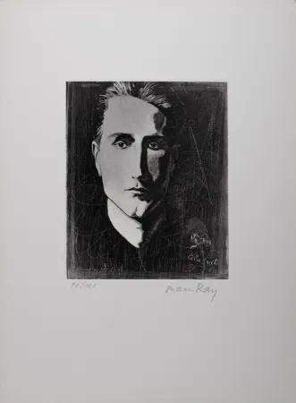 蚀刻飞尘法 Ray - Cela Vit (Portrait of Marcel Duchamp), 1971 - Hand-signed & numbered