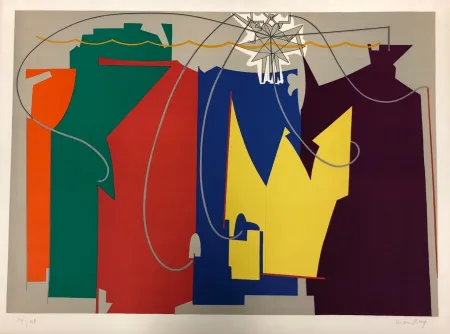 石版画 Ray - Danza Di Corda