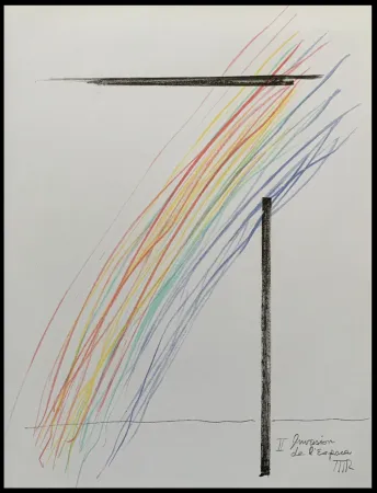 石版画 Ray - Invasion de l'espace 