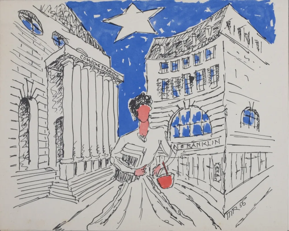 石版画 Ray - La nouvelle bibliothèque 