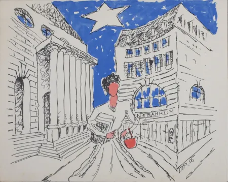 石版画 Ray - La nouvelle bibliothèque 