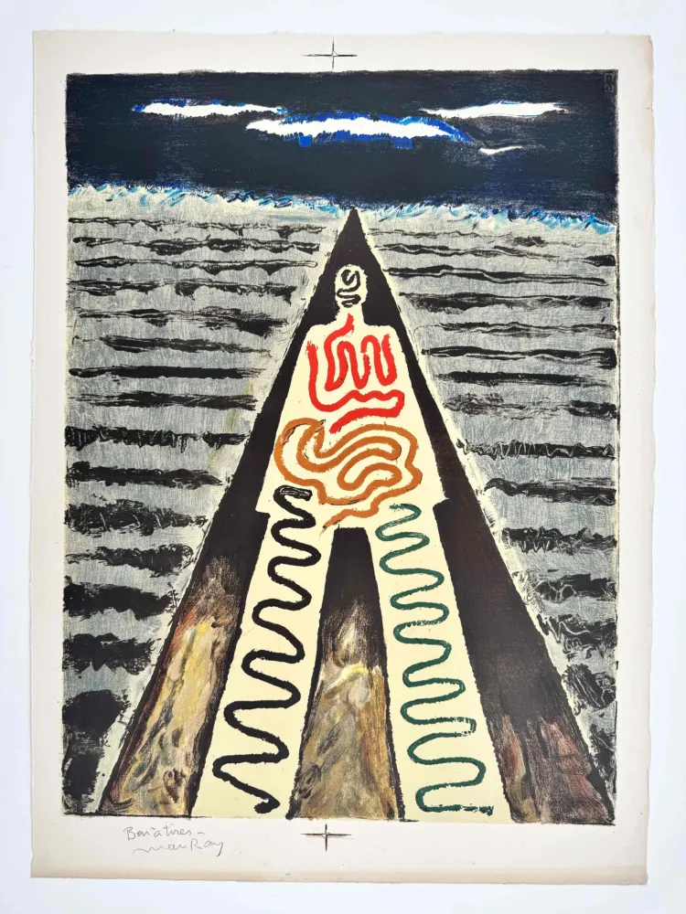 石版画 Ray -  La nuit de Saint Jean de Luz 