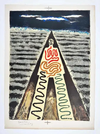 石版画 Ray -  La nuit de Saint Jean de Luz 