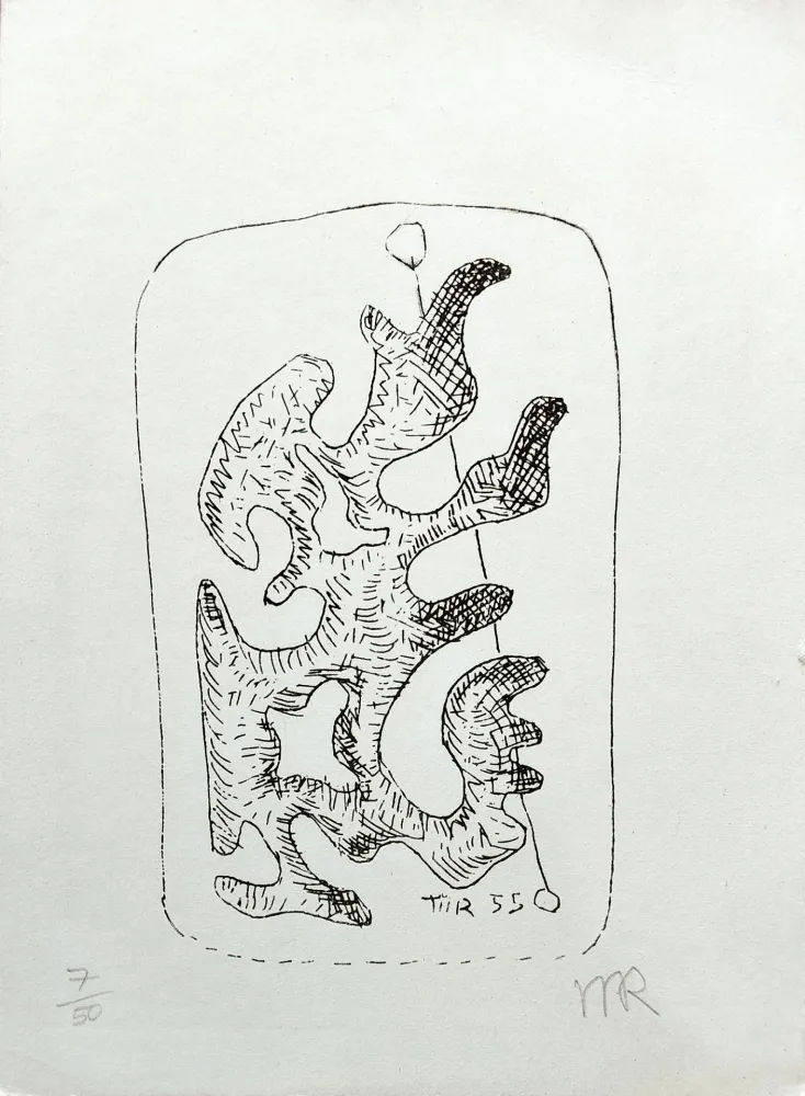 蚀刻版画 Ray - Les Treizes Clichés Vierges