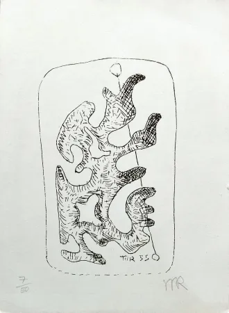 蚀刻版画 Ray - Les Treizes Clichés Vierges