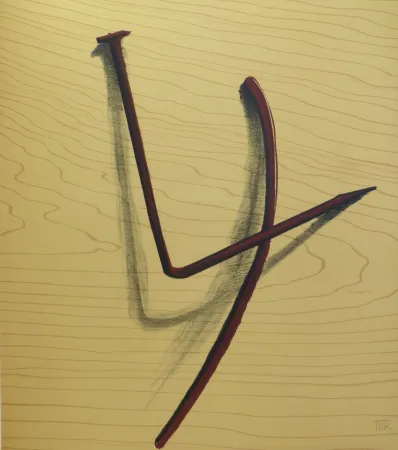 无技术 Ray - Lithographie sur vélin d'Arches. 1973. 