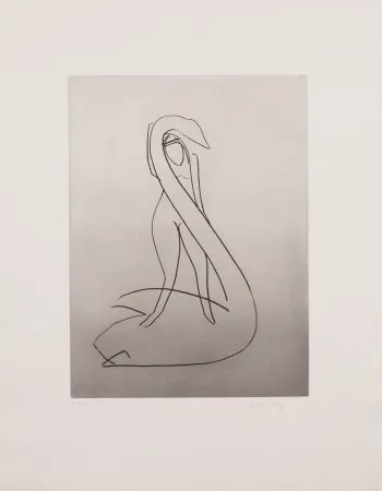 飞尘腐蚀法 Ray - Man Ray (1890–1976) - Anatoms without Rime or Reason for Every Season - Aquatint and soft ground on paper - 1970