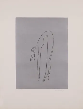 飞尘腐蚀法 Ray - Man Ray (1890–1976) - Anatoms without Rime or Reason for Every Season - Aquatint and soft ground on paper - 1970