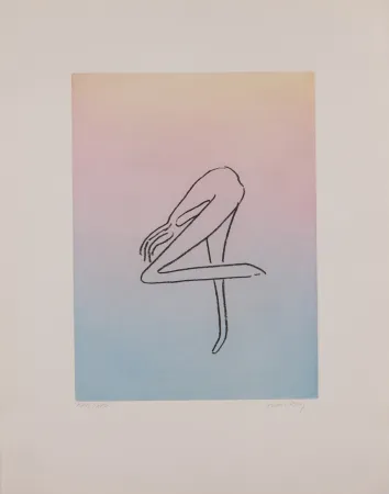 飞尘腐蚀法 Ray - Man Ray (1890–1976) - Anatoms without Rime or Reason for Every Season - Aquatint and soft ground on paper - 1970