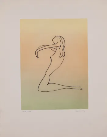 飞尘腐蚀法 Ray - Man Ray (1890–1976) - Anatoms without Rime or Reason for Every Season - Aquatint and soft ground on paper - 1970