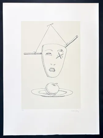 石版画 Ray - Man Ray (1890–1976) - Maschere - Lithograph on paper
