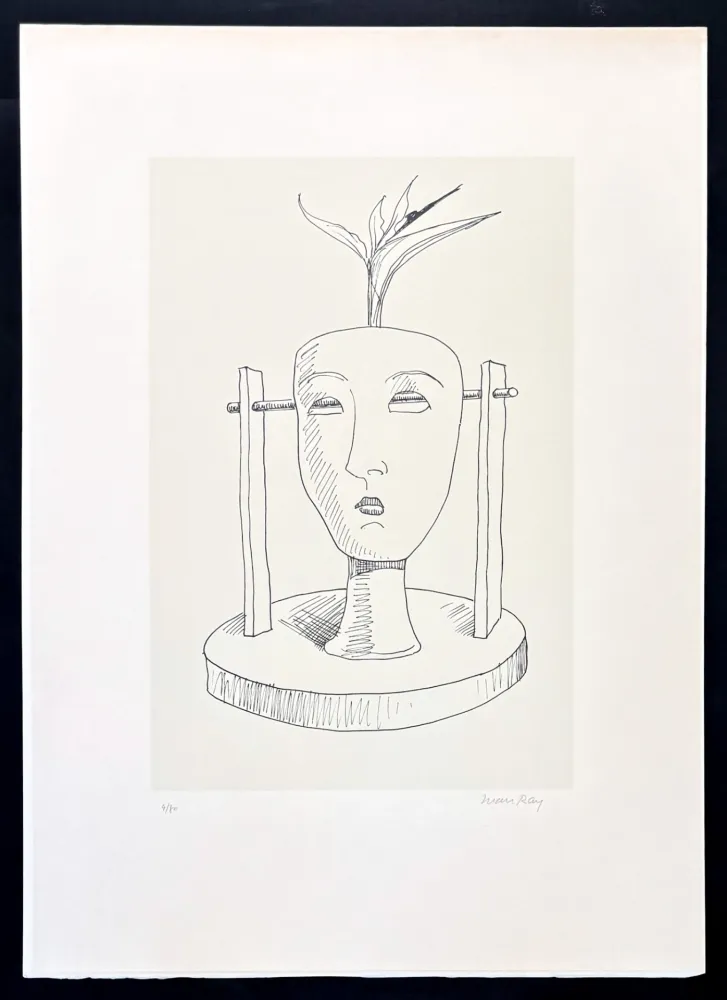 石版画 Ray - Man Ray (1890–1976) - Maschere - Lithograph on paper