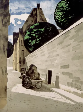 石版画 Ray - Man Ray (1890–1976) - Rue Férou - Color lithograph on paper - 1974