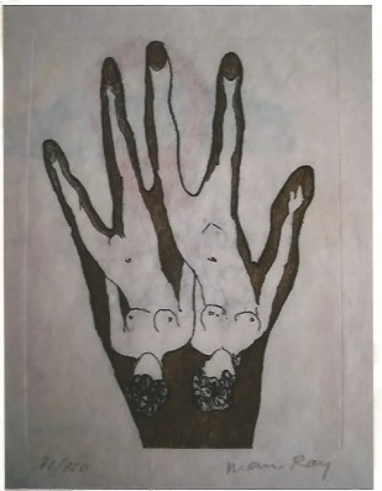 版画 Ray - Sans titre - pour Electro-magie