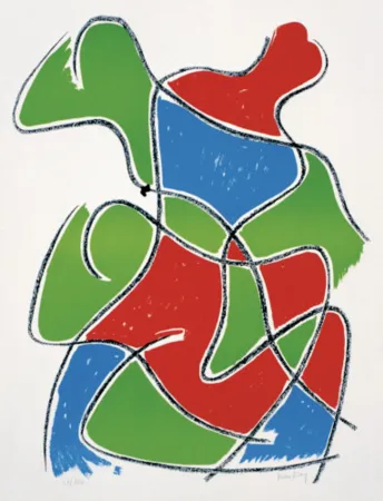 石版画 Ray - Tre Figure