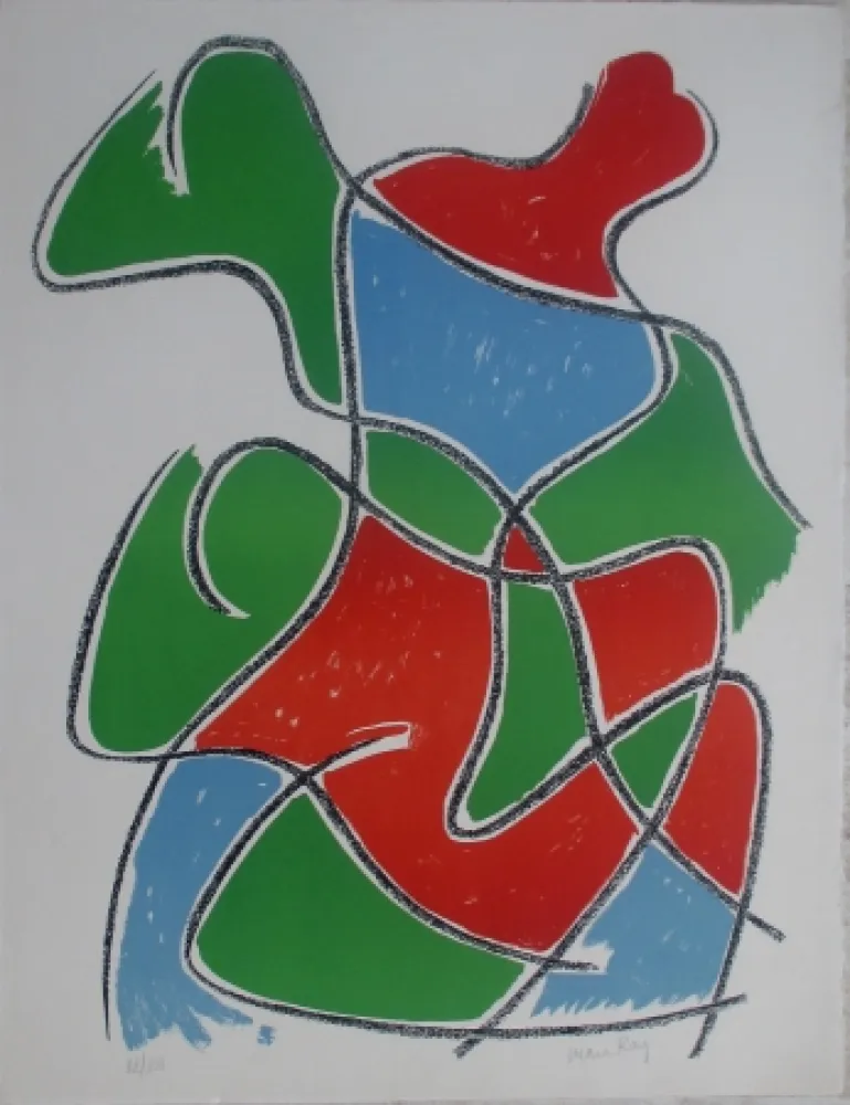 石版画 Ray - Tre Figure