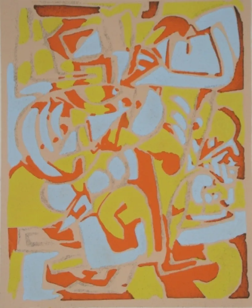 镂版印刷 Raymond - Témoignages pour l'art abstrait