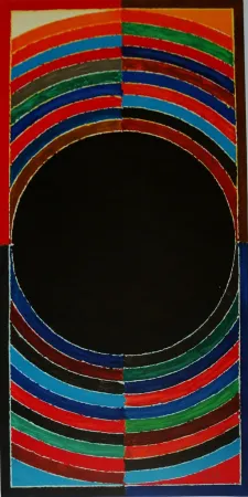 石版画 Raza - Bindu