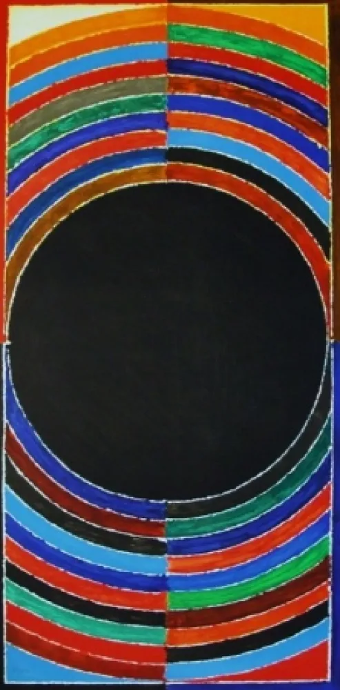 石版画 Raza - Composition 5