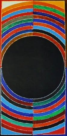 石版画 Raza - Composition 5