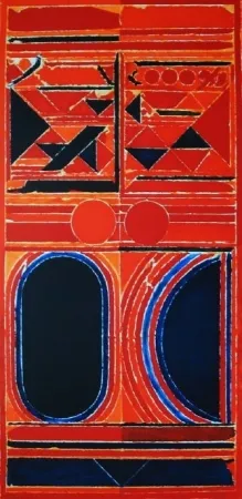 石版画 Raza - Composition 6