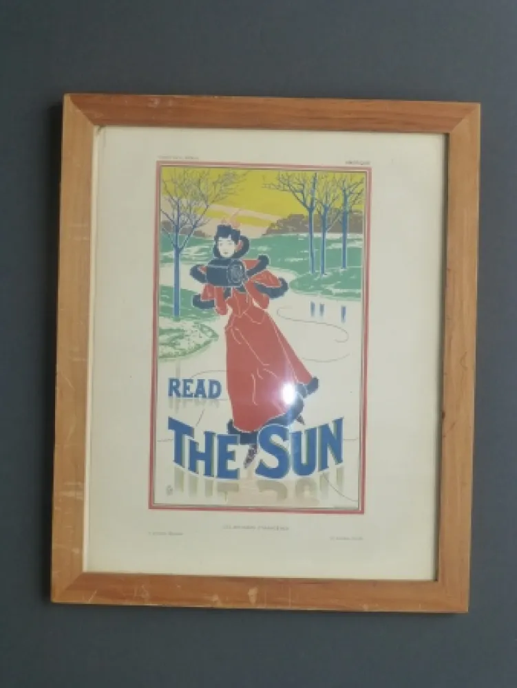 石版画 Read - Read the sun
