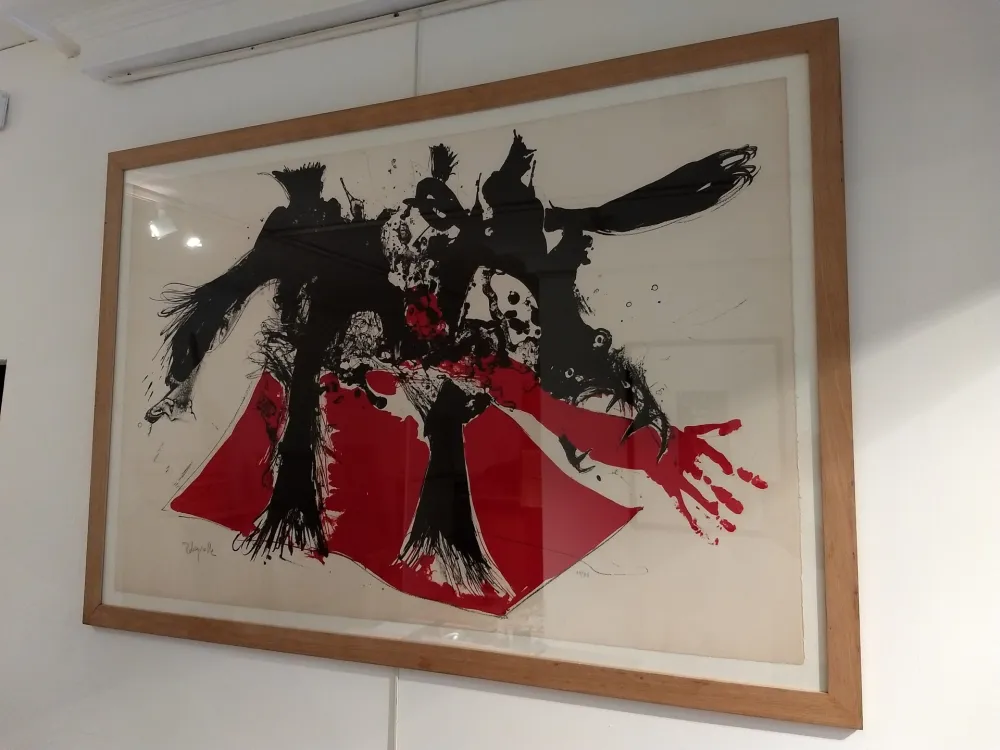 石版画 Rebeyrolle - Monstre