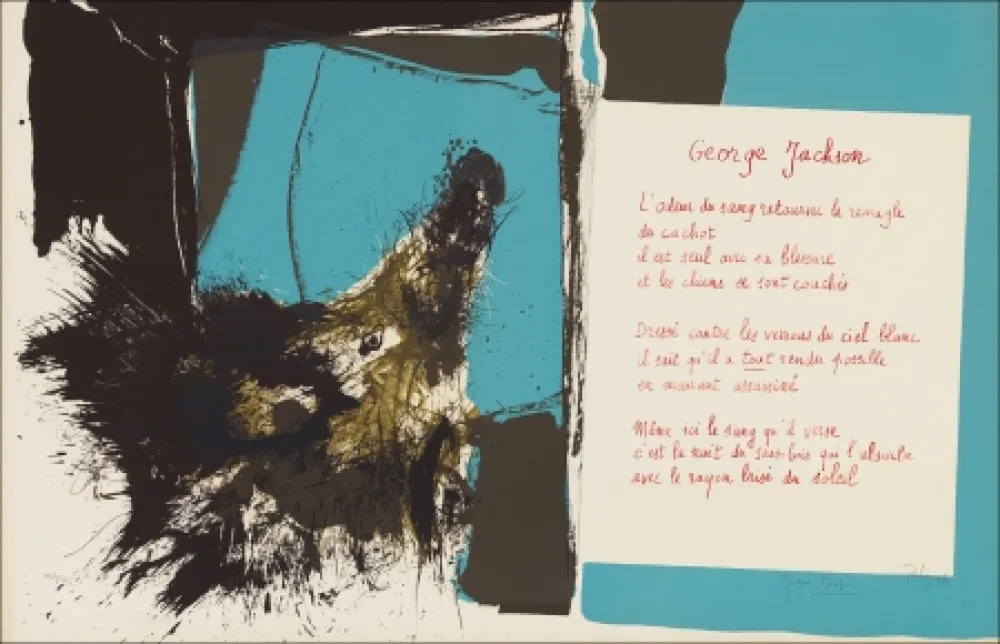 石版画 Rebeyrolle - Placard Dupin