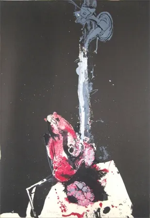 石版画 Rebeyrolle - Question