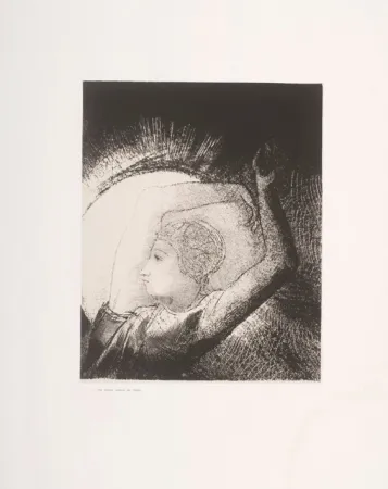 石版画 Redon - Apocalypse de Saint-Jean