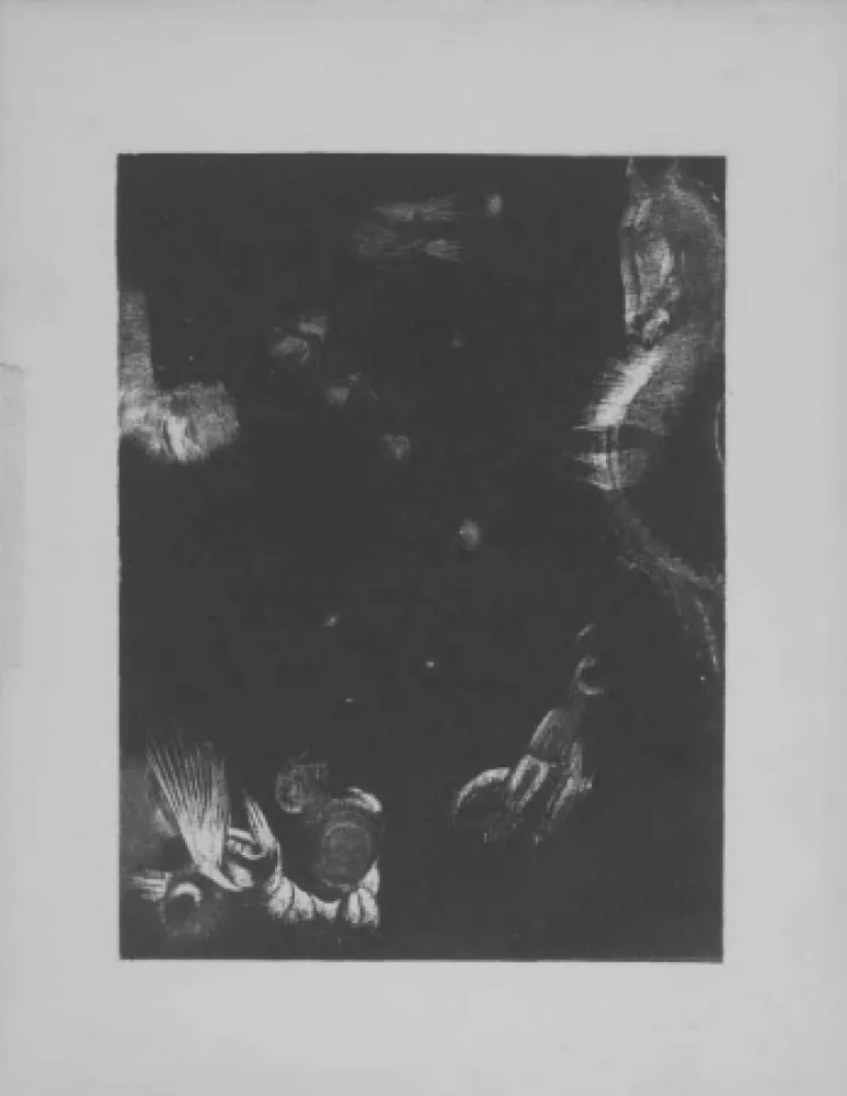 石版画 Redon - Des peuple divers...