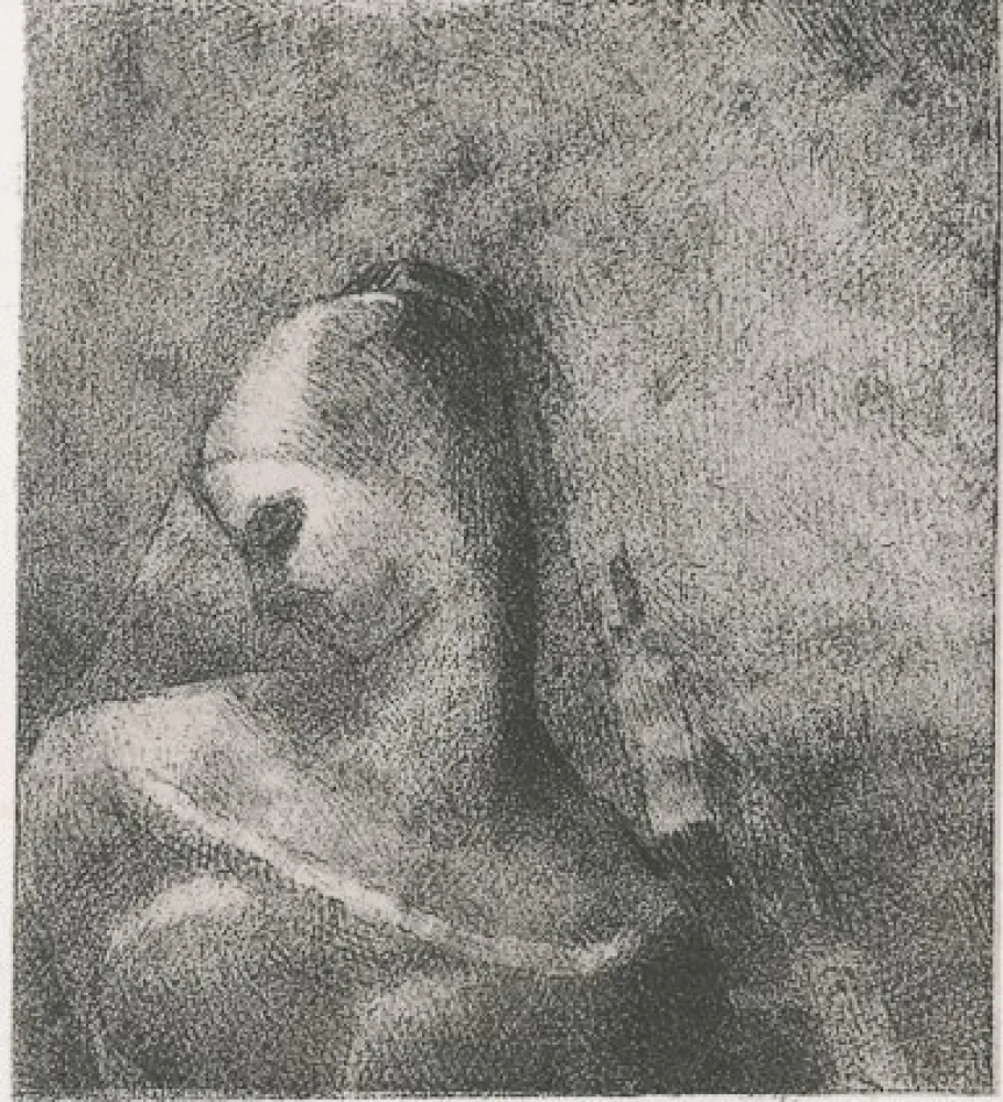 石版画 Redon - Helene (Ennoia)