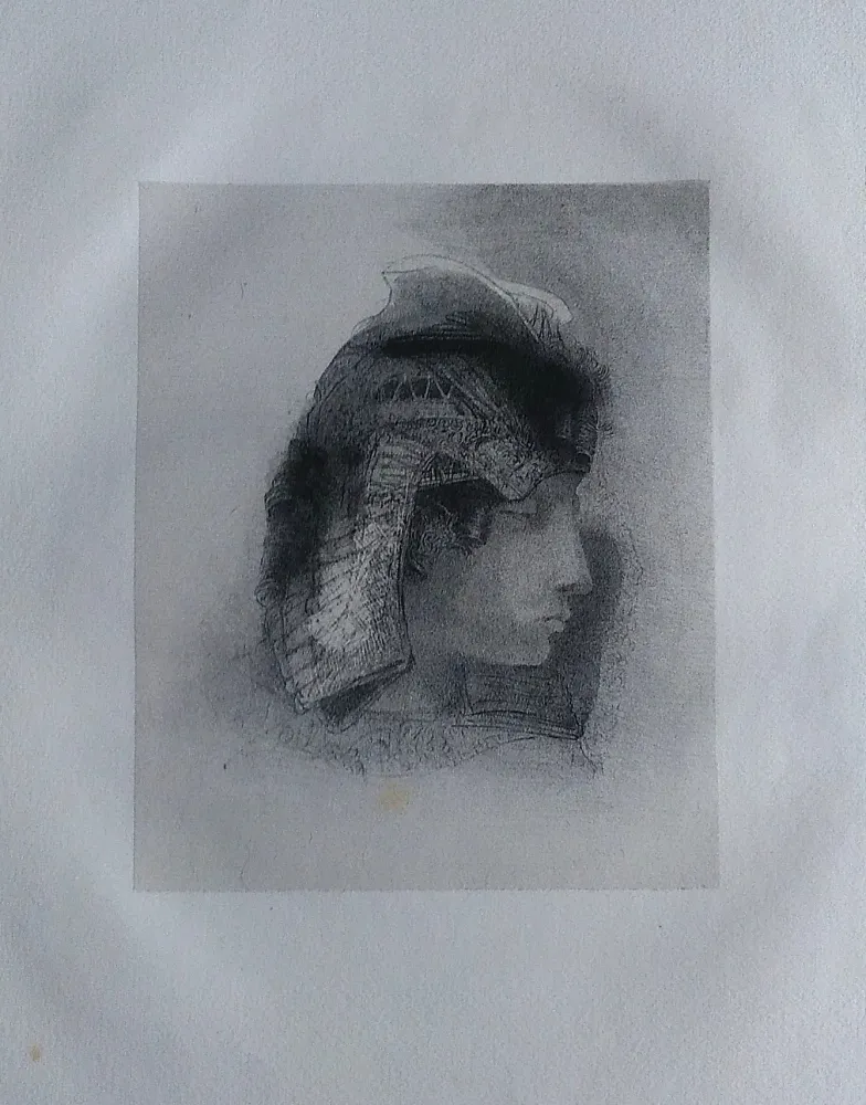 石版画 Redon - Mes baisers...