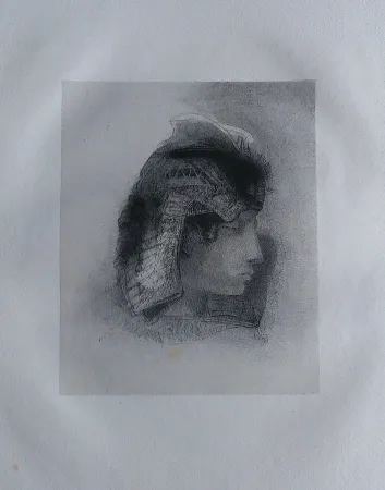 石版画 Redon - Mes baisers...