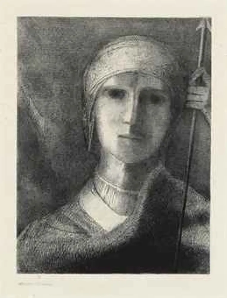 石版画 Redon - Parsifal